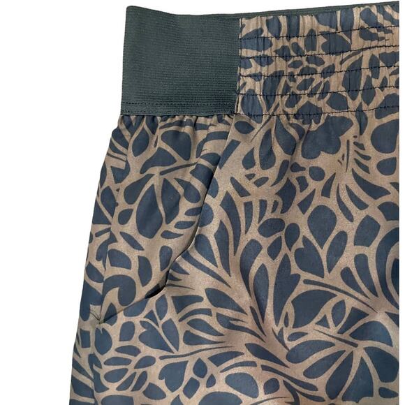 Gap Women's Navy/Tan Elastic Waist Fully Lined Mini Skirt w/ Pockets | Size M - Picture 7 of 11